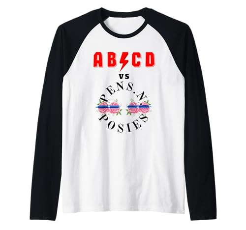 AB/CD vs Pens and Posies Rock n Roll Baby, Kleinkind & Kinder Raglan AB/CD vs Pens and Posies Rock n Roll Baby, Kleinkind & Kinder Raglan von ABCD Pens and Posies Kids Gifts