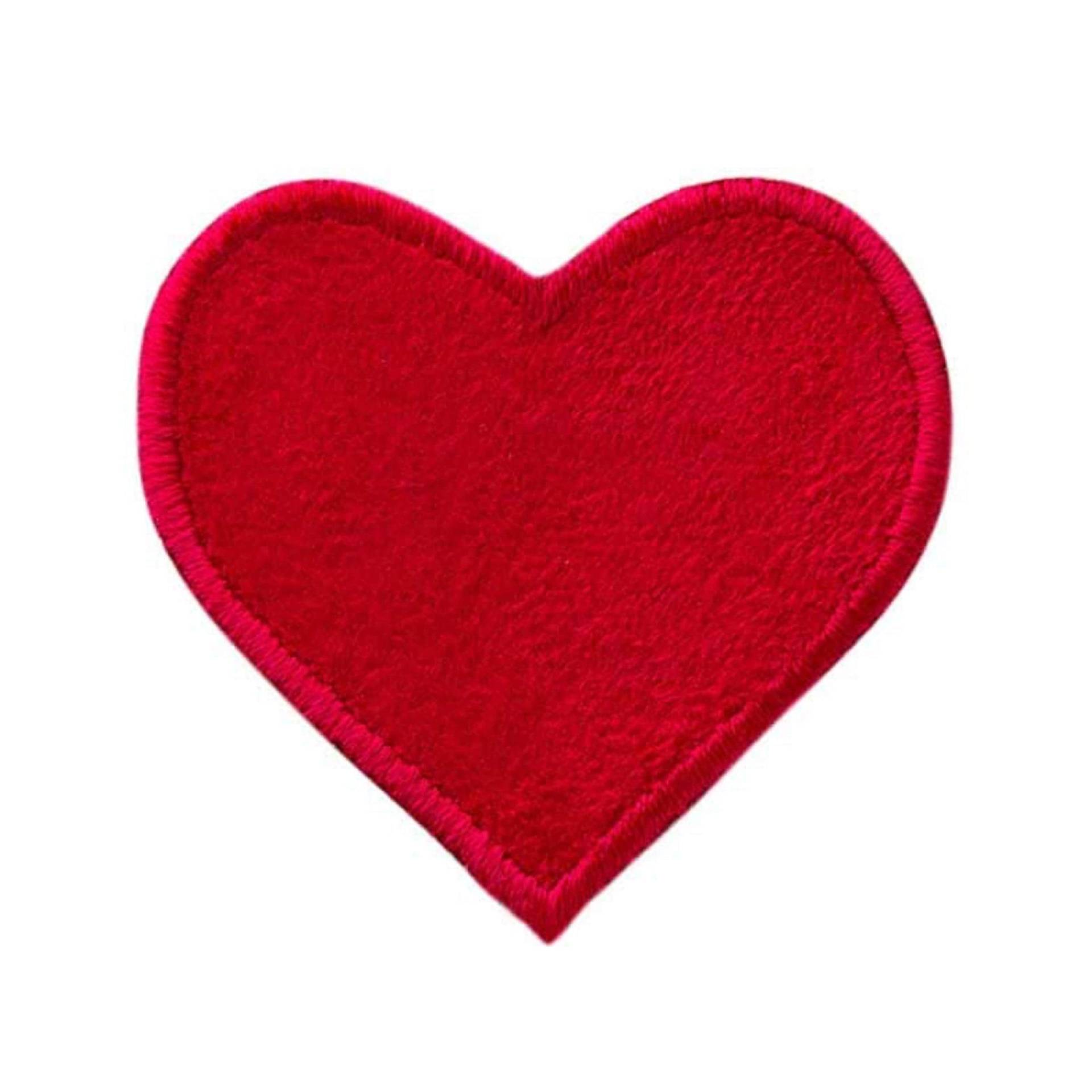 Bügelbild Herz - Roter Aufnäher Patch Von Mono Quick, Applikation Zum Aufbügeln/Aufnähen, Flicken, Nähzubehör & Diy Geschenkidee von ABCDesignerin