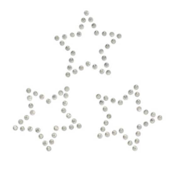 Bügelbilder 3 Sterne, Strass, Strasssteine, Patches, Nähzubehör Bügelbilder 3 Sterne, Strass, Strasssteine, Patches, Nähzubehör von ABCDesignerin