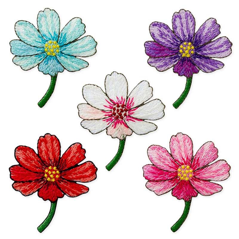 Bügelbilder Blume Mit Stiel Blüten, Nähen, Patches, Nähzutaten, Aufnäher, Bügelbild, Aufbügler, Zum Aufbügeln Bügelbilder Blume Mit Stiel Blüten, Nähen, Patches, Nähzutaten, Aufnäher, Bügelbild, Aufbügler, Zum Aufbügeln von ABCDesignerin