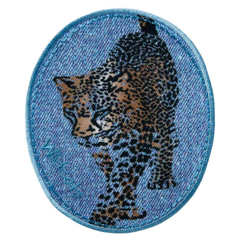 Jeansflick Mit Leopard, Raubkatze, Katze, Wildtier, Patches, Aufnäher, Bügelbild, Aufbügler, Applikation Zum Aufbügeln von ABCDesignerin