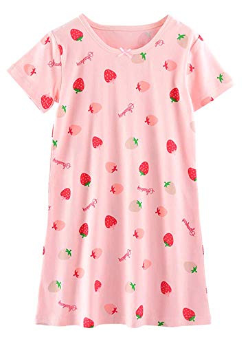 Cotton Nightgowns & Sleep Shirts for Little Girls 4-5 Years Pink von ABClothing