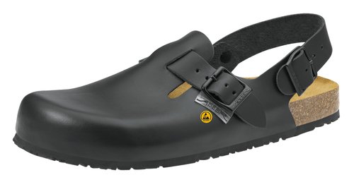 ABEBA ESD-Berufsschuhe 4055 Clog schwarz ESD CE, EN ISO 20347:2007 Gr. 39 von ABEBA