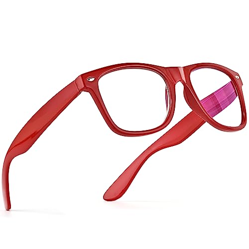 ABEJOJO Übergroße Lesebrille für Damen und Herren, Blockieren Blaulicht von Computer und E-Reader, mit Federscharnier（3.00） von ABEJOJO