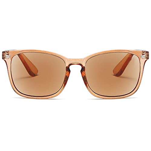 ABETOS Sonnenbrille Lesebrille Damen Herren Getönte Lesebrillen mit Sonnenschutz Klassischer Lesehilfe Sehhilfe mit Sehstärke 0.0 0.5 1.0 1.5 2.0 2.5 3.0, Transparentes Braun+2.25 von ABETOS