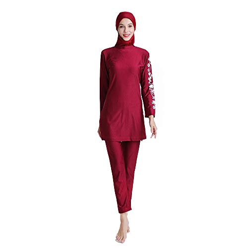 ABEUTY Muslimisches Badeanzug für Damen, voller Anzug, Übergröße, Burkini islamischer bescheidener Druck ABEUTY Muslimisches Badeanzug für Damen, voller Anzug, Übergröße, Burkini islamischer bescheidener Druck von ABEUTY