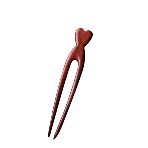 U-förmige Nadel Einfache chinesische Haarstäbe aus Holz, U-förmige Gabeln for Frauen, Duttmacher, Haarnadeln, Zubehör, Retro-Mode, Kopfbedeckungen(Color11) von ABFJHFK