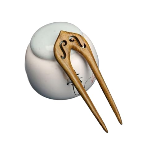 U-förmige Nadel Mädchen Haarschmuck Frisur Design Werkzeug Holz chinesischen Stil Kopfbedeckung Hanfu Sticks U Form Haarnadel aus(Color 4) von ABFJHFK