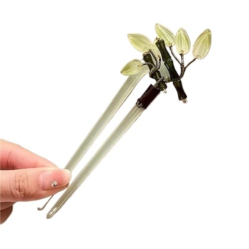 U-förmige Nadel U-förmige Haarnadel Acryl Blume Haar Stick Essstäbchen Chinesische Clips Hochzeit Kopfschmuck Schmuck Zubehör(Color1) von ABFJHFK