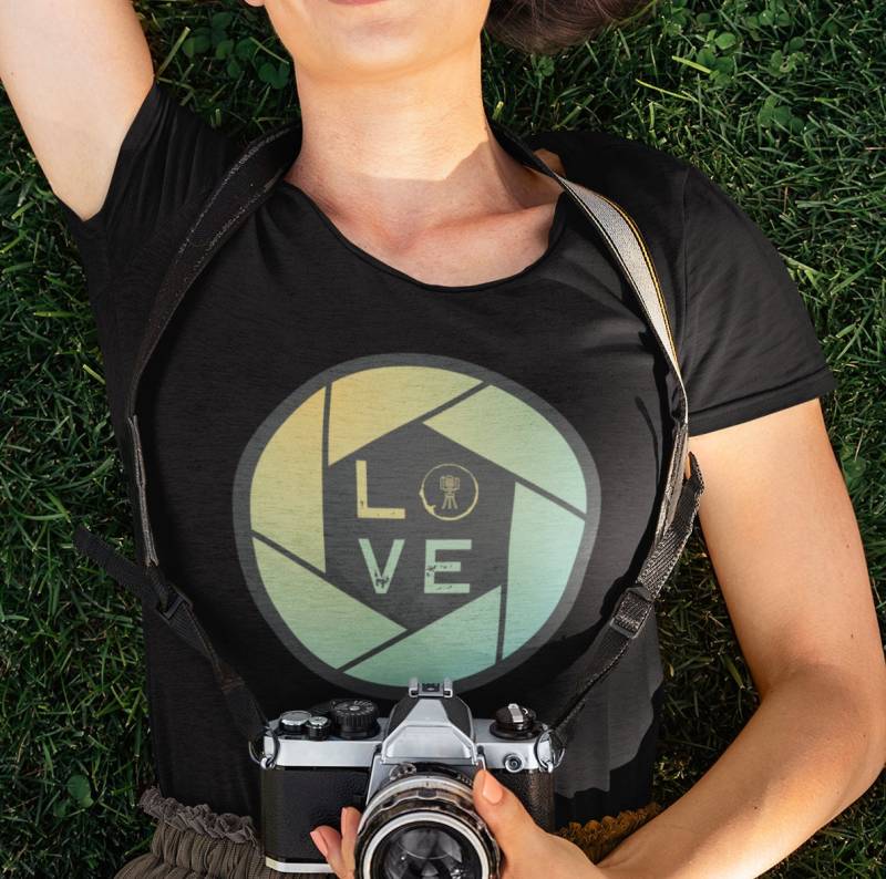 Love Foto - Ladies Organic Shirt | Meliert Love Foto - Ladies Organic Shirt | Meliert von ABFoliendesign