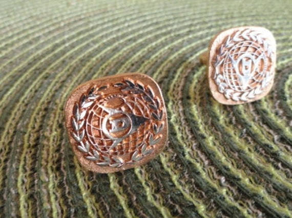 Dunlop Manschettenknöpfe Vintage Abggoodstuff von ABGGoodStuff