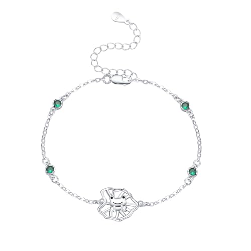 ABIGY Frosch Armband 925 Sterling Silber Niedliches Frosch Armband Schmuck Tier Armband für Damen von ABIGY