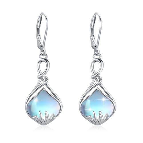 ABIGY Mondstein Ohrringe 925 Sterling Silber Seegras Ohrringe Botanischer Schmuck Mondstein Schmuck für Damen ABIGY Mondstein Ohrringe 925 Sterling Silber Seegras Ohrringe Botanischer Schmuck Mondstein Schmuck für Damen von ABIGY