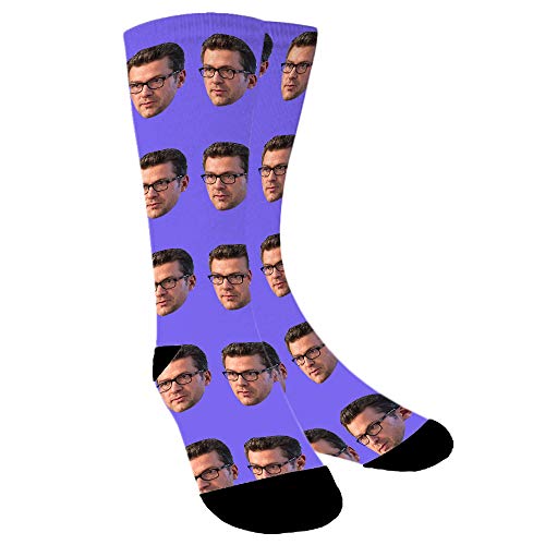 ABIsedrin Gesichtssocken Personalisiert, Mehrere Gesichtssocken, Personalisiert Socken mit Bild für Männer/Frauen von ABIsedrin