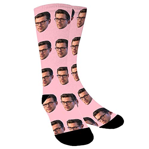 ABIsedrin Gesichtssocken Personalisiert, Mehrere Gesichtssocken, Personalisiert Socken mit Bild für Männer/Frauen von ABIsedrin