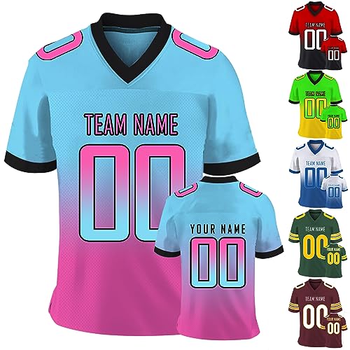 Personalisierte Fußball-Trikots für Männer Frauen Personalisierte Gedruckt Team Name Nummer Trikots Individuelle Sport Shirts Team Geschenke von ABIsedrin