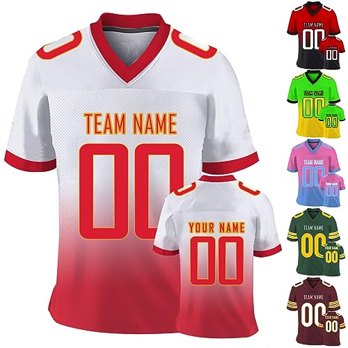 Personalisierte Fußball-Trikots für Männer Frauen Personalisierte Gedruckt Team Name Nummer Trikots Individuelle Sport Shirts Team Geschenke von ABIsedrin