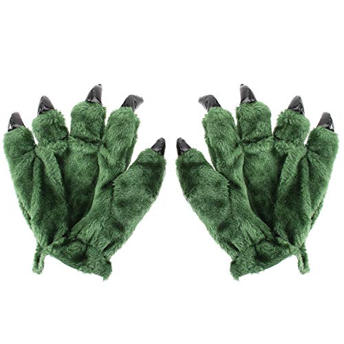 ABOOFAN 1 Paar Dinosaurier Klaue Handschuhe Kreative Plüsch Handschuhe Cartoon Warme Winter Handschuhe von ABOOFAN