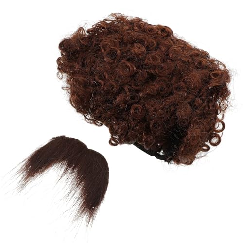 ABOOFAN 1 Satz Piraten Perücke und Set für Cosplay Halloween und Mottopartys Teiliges Kostümzubehör aus Weichem Material für Authentischen Look und Müheloses Styling von ABOOFAN