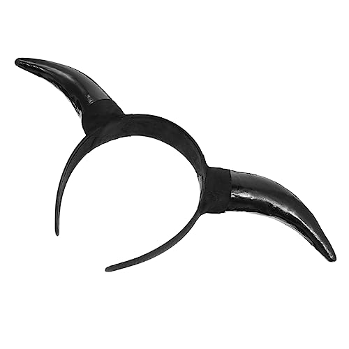 ABOOFAN 1stk Stirnband Aus Horn Tierische Cosplay-hörner Stirnband Mit Teufelshörnern Böse Cosplay-foto-requisiten Halloween-plüsch-stirnband Kuscheltier Lautsprecher Haar Plastik Kind von ABOOFAN