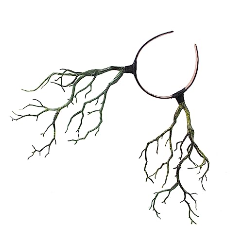 ABOOFAN 1 Stück Hexentiara Zweig Geweih Stirnband Zweig Kopfschmuck Kostüm Zweig Kopfschmuck Hirschgeweih Stirnband Rehkitz Haarschmuck Horn Stirnband Geweih Stirnband Cosplay von ABOOFAN