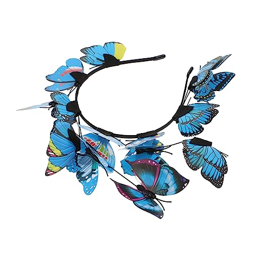 ABOOFAN 1stk Weihnachten-schmetterling-stirnband Frauen-schmetterlings-stirnband Mädchen Schmetterling Haarband Halloween Kostüm Hochzeit Kopfschmuck Haarnadel Braut Charmant Plastik von ABOOFAN