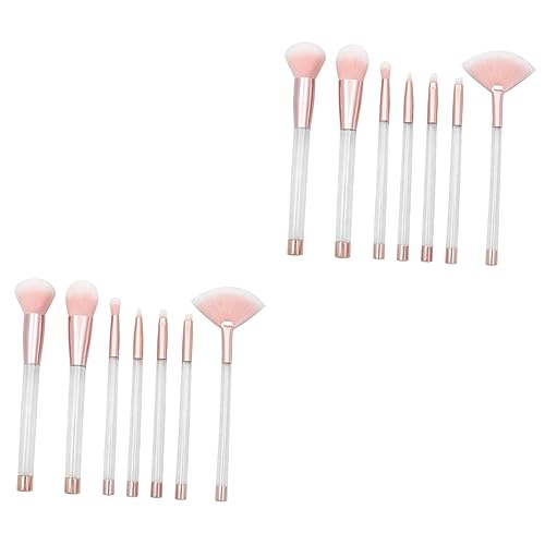 ABOOFAN 14 Stk Make-up-pinsel Für Frauen Augenbrauenbürsten-kit Puderpinsel Make-up-grundierungspinsel Glitzer-make-up-pinsel-kit Schminkkasten Blitzanzug Matt Make-up-pinsel-sets Fräulein von ABOOFAN