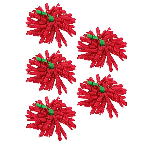 ABOOFAN 15 Stk lockige Haarspange Haarspangen Haarklammer Weihnachtsspangen Weihnachtshaar Tiara Haarnadel Weihnachtskopfschmuck für Kinder weihnachtskopfschmuckverzierung Weihnachten von ABOOFAN