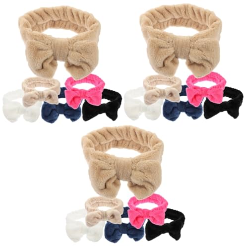 ABOOFAN 18 Stück Stirnband Niedliches Waschgesicht Kopftuch Kopfwickel Kopfband Für Hautpflege Make-Up Haarband Zum Waschen Des Gesichts Spa-Handtücher Damenanzug Damenanzüge von ABOOFAN