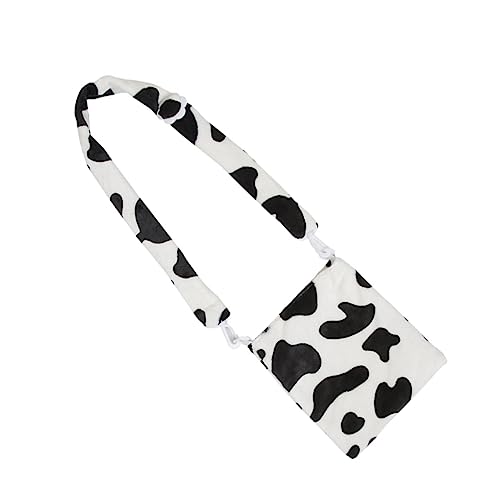 ABOOFAN 1Stk Schultasche mit Kuhmuster Trendiger Beutel mit Kuhmuster Schultertasche Geldbörse für Frauen Büchertasche Umhängetasche Schulranzen Mode die Kuh Paket Student Polyester von ABOOFAN