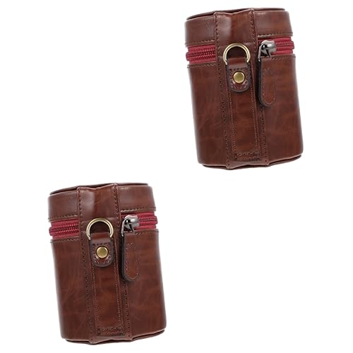 ABOOFAN 2 Kameratasche Leder Wechseltasche Leder Kameraobjektivtasche Organizer Objektivtaschen DSLR Diditalkamera Spiegelreflexkamera Objektivtasche ABOOFAN 2 Kameratasche Leder Wechseltasche Leder Kameraobjektivtasche Organizer Objektivtaschen DSLR Diditalkamera Spiegelreflexkamera Objektivtasche von ABOOFAN