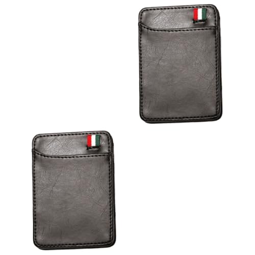 ABOOFAN 2 STK kreditkarten hüllen scheckkarten-etui reisebrieftasche Men Wallet Mens Wallets Portemonnaies männer portmonee portemonaie Geldbörse Fahrzeughalter Kartenhalter männlich von ABOOFAN