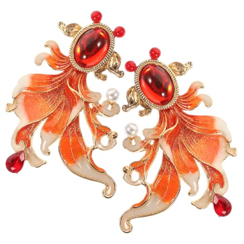 ABOOFAN 2 Stück Crystal Koi Brosche Karpfenbrosche Kleidung Frauen Brosche Fisch Brosche Hochzeitsbrosche Brosche Für Damen Ansteckbrosche Fisch Reversnadel Tier Brosche Legierung ABOOFAN 2 Stück Crystal Koi Brosche Karpfenbrosche Kleidung Frauen Brosche Fisch Brosche Hochzeitsbrosche Brosche Für Damen Ansteckbrosche Fisch Reversnadel Tier Brosche Legierung von ABOOFAN