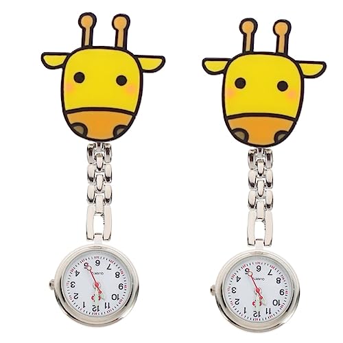 ABOOFAN Kasack 2 Form Mit Clip-Clip – Cartoon-brosche Einfacheres Arbeiten Taschenuhr Quarz-anhänger Gewicht Personal Größe Abschluss Tag Transport von ABOOFAN