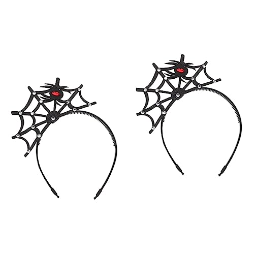 ABOOFAN 2st Party-stirnbänder Für Kinder Spinnenkopfschmuck Halloween-haarschmuck Spinnenkostüm Maskerade Kostümzubehör Lustiges Kostümzubehör Kinderkleid Fräulein Weihnachten Geist Stoff von ABOOFAN