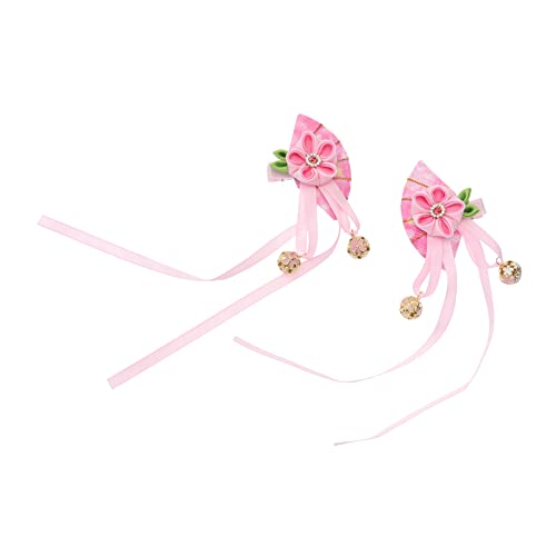 ABOOFAN 2st Blumenhaarspangen Für Frauen Alligator-haarspangen Für Frauen Japanische Haarspange Kanzashi-outfit Verkleiden Kanzashi Haarschmuck Kimono-haarspange Kind Bademantel Quaste von ABOOFAN