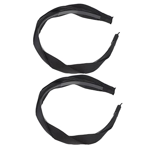 ABOOFAN 2St Kreuz Stirnband Make-up-Haarband Schleife Haarreifen breites Haarband Haarbänder Tiara breites gekreuztes Haarband Retro-Kreuz-Stirnband das Kreuz Kopfbedeckung Fräulein abs von ABOOFAN