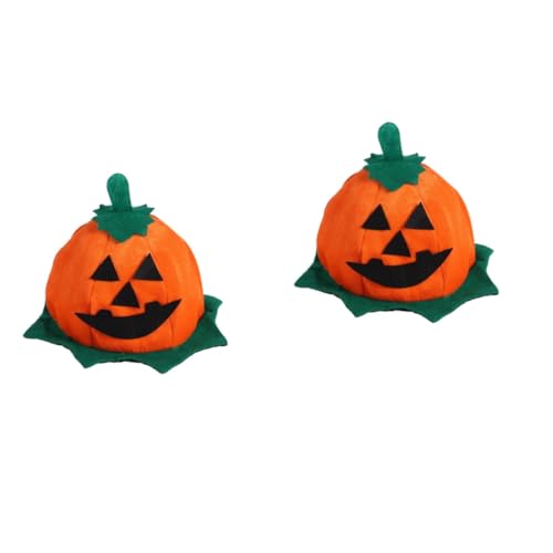 ABOOFAN 2St mittelalterlicher Kürbishut Halloween-Cosplay-Outfit Halloween-Cosplay-Kostüme Halloween-Kürbis-Outfit Jackolantern-Hut Kinderkleidung Halloween-Hut Partyhut bilden Requisiten von ABOOFAN