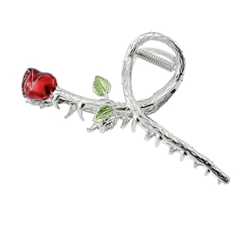 ABOOFAN 2 Stück Rose Clip Haarspange Haarspangen Für Frauen Haar Hochsteckfrisur Griffe Große Haarklammern Haarnadel Krallenklammern Für Dickes Haar Pferdeschwanzhalter von ABOOFAN