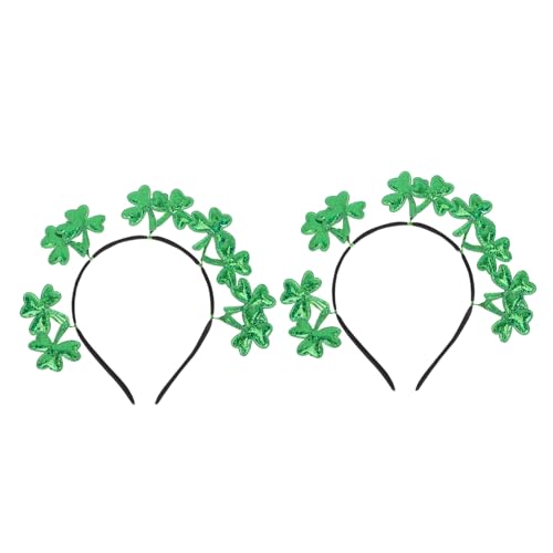 ABOOFAN 2st Stirnband Haarschmuck Für Kinder St. Patricks Day Kopfschmuck St. Patricks Day Haarband Haargummis Für Kinder Einzigartig Kinder Dekor Tiara Requisiten Mädchen Plastik von ABOOFAN