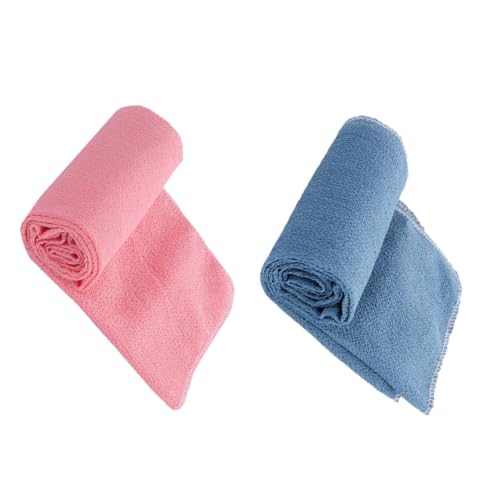 ABOOFAN 2 Stück Teiliges Peeling badetuch aus Pflanzenfasern Doppelseitig Grobkörnig Effektiver Rückenschrubber für Gründliche Reinigung Porentiefe Hautpflege Schnelltrocknend Geeignet von ABOOFAN