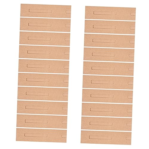 ABOOFAN 20St Federbeutel aus Kraftpapier Aufbewahrungstasche für Stifte Stiftetui aus Papier braune Geschenktüten Khaki klein Stiftverpackungsbeutel Stiftröhren Ärmel Mäppchen Stifthalter von ABOOFAN