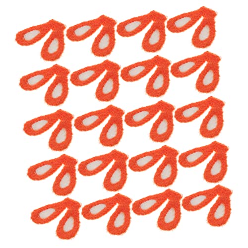 ABOOFAN 20stücke Diy Haarspangen Mit Süßen Hasenohren Farbige Dekoration Für Haarschmuck Perfektes Bastelzubehör Für Mädchen Und Kreative Haarclips von ABOOFAN