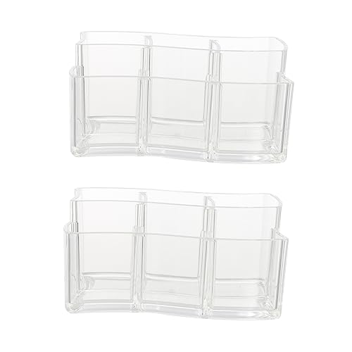 ABOOFAN 2St Make-up-Aufbewahrungsbox Aufbewahrungsbox für Lippenstift Organizer für Schreibtischschubladen Bürste kreativer Stifthalter Aufbewahrungsbehälter für Stifte bilden Container von ABOOFAN