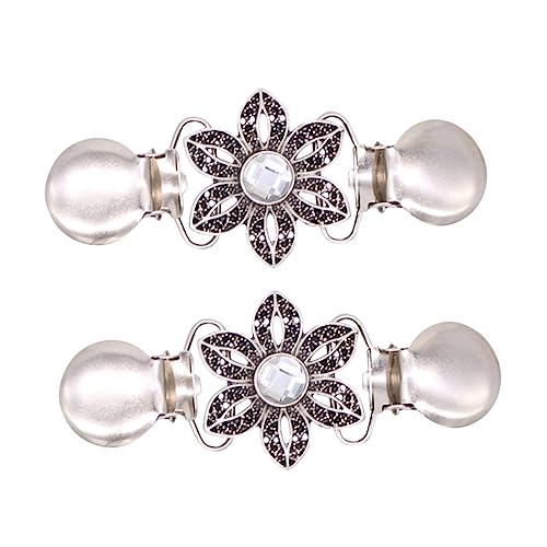 ABOOFAN 2stücke Kleidungsclips Für Damen Broschenclips Retro Pullover Clips Schalclips Kleidung Brosche Klemme von ABOOFAN