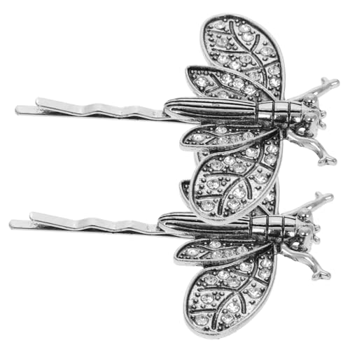 ABOOFAN 2Stücke Retro Libelle Haarspangen mit Strassverzierung Haar Clips für Frauen Vintage Haarnadeln für Robuste Haaraccessoires für Besondere Anlässe ABOOFAN 2Stücke Retro Libelle Haarspangen mit Strassverzierung Haar Clips für Frauen Vintage Haarnadeln für Robuste Haaraccessoires für Besondere Anlässe von ABOOFAN