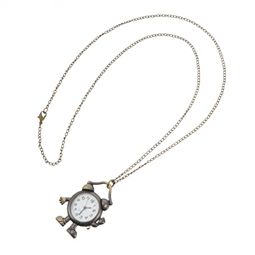ABOOFAN 2st Taschenuhr Charm-Halskette Herrenhalskette Mechanische Taschenuhr Vintage Uhr e Anhänger Goldene Uhrenkette Arabische e Legierung Mann von ABOOFAN