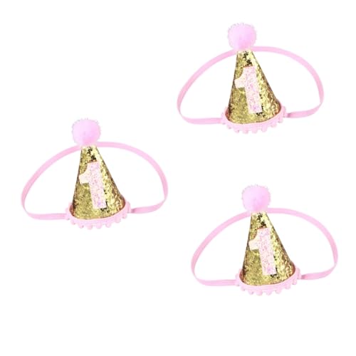 ABOOFAN 3 Stk Haarschmuck Kleinkind Kegel Hut Papier von ABOOFAN