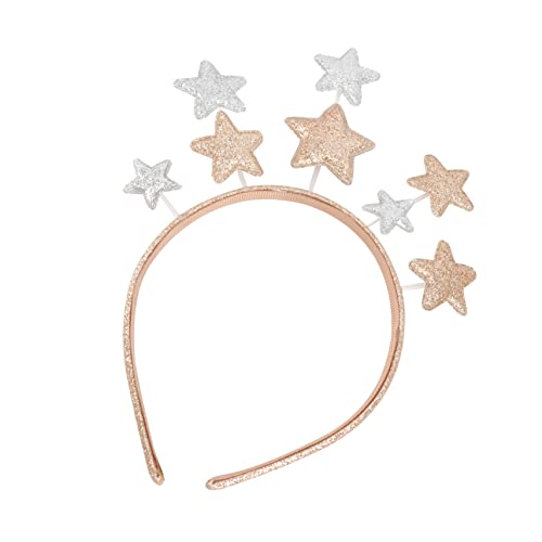 ABOOFAN Haarspangen Für Damen 3 Stück Braut-Haarteil Damen-Kopftuch Antennen- Goldenes Stern- Stern-Bopper- Stern-Kronen- Kleidung Haarnadel Haar-Accessoires Stirnband von ABOOFAN