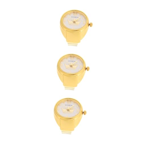 ABOOFAN 3st Ringuhr Uhrenring Damenuhren Ringe Für Männer Modeuhren Für Damen Herrenring Vintage-dekor Herren Digitaluhren Digitaluhr Für Männer Lünette Mann Rostfreier Stahl Jahrgang von ABOOFAN